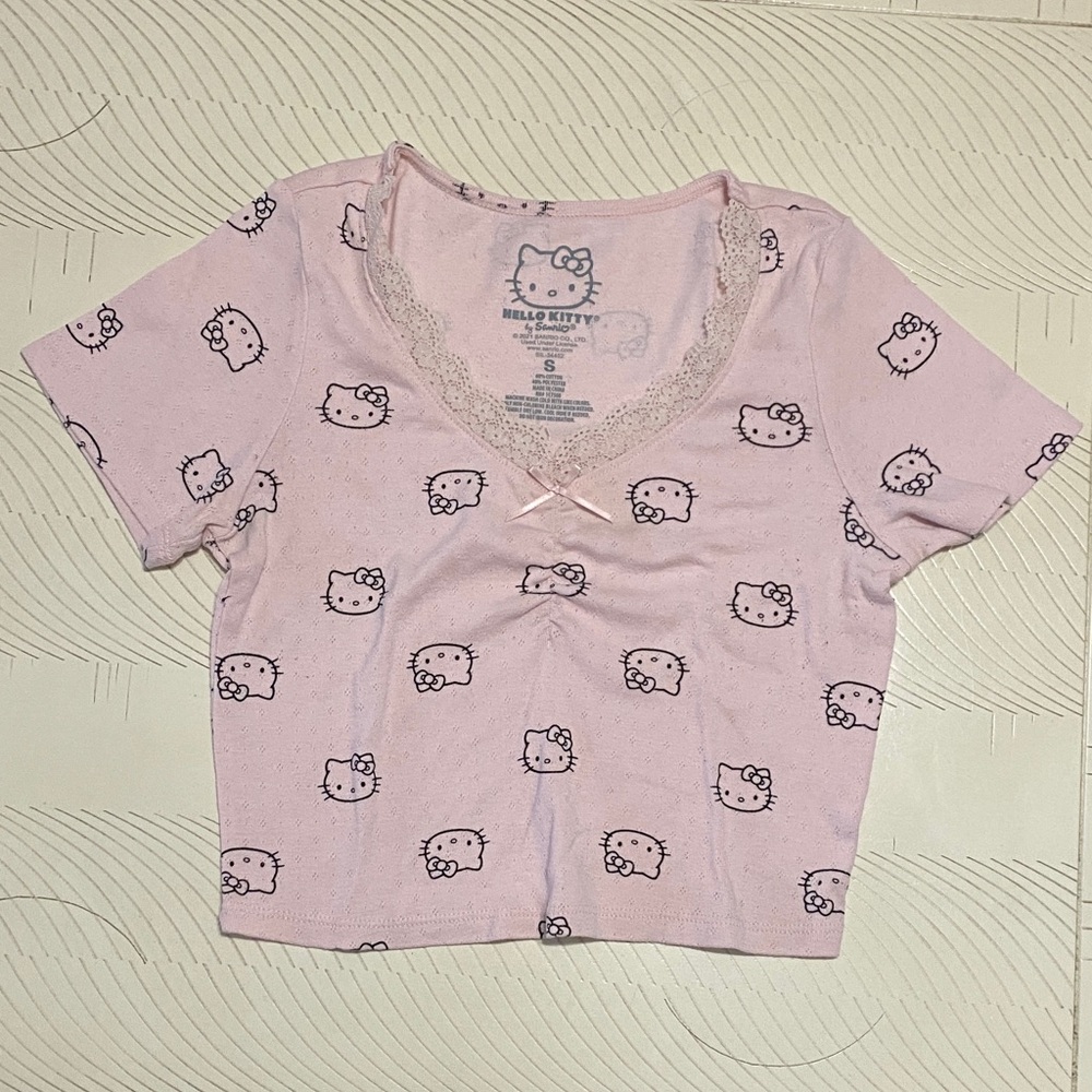 Hello Kitty Light Pink Short Sleeve Tee